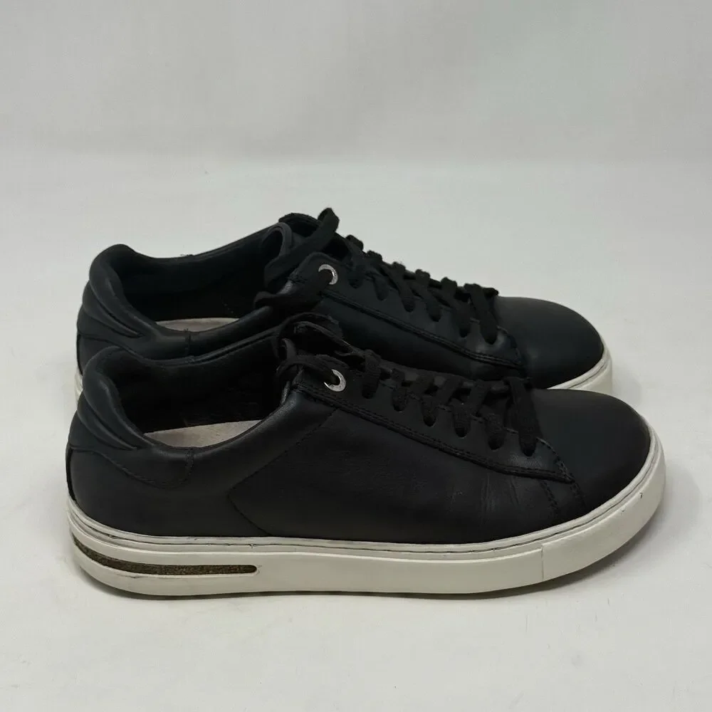 Birkenstock Bend Sneakers Womens 7 EU 38 Narrow Black Leather Lace Up Shoes